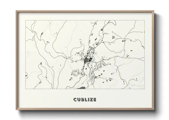 Une affiche de carte sur Cublize