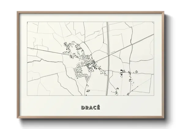 Une affiche de carte sur Dracé