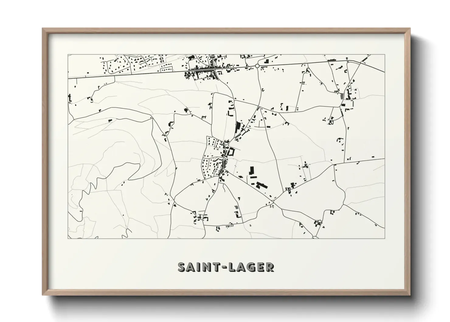 Un poster carteSaint-Lager