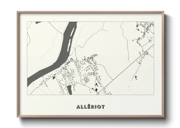 Une affiche de carte sur Allériot