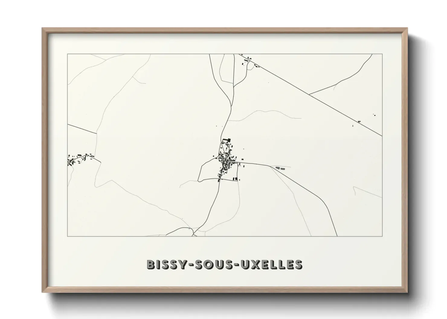 Un poster carteBissy-sous-Uxelles