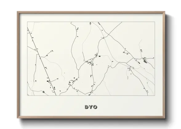 Une affiche de carte sur Dyo