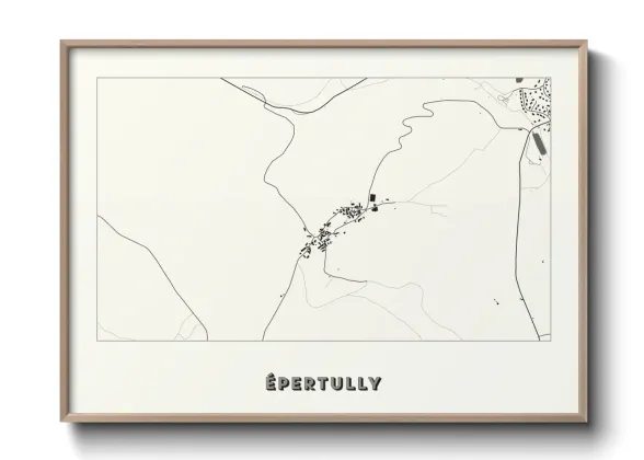Une affiche de carte sur Épertully