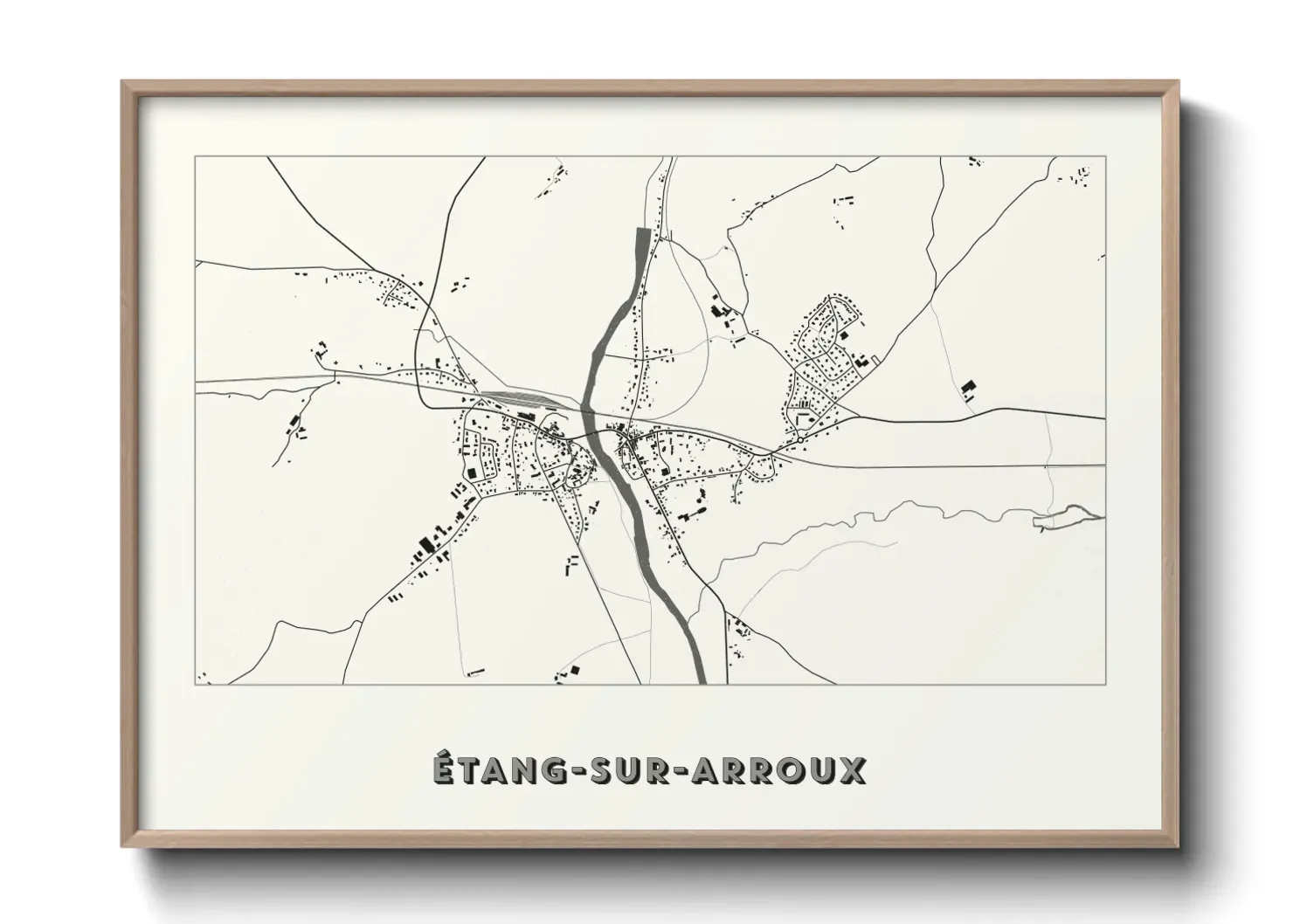 Un poster carteÉtang-sur-Arroux