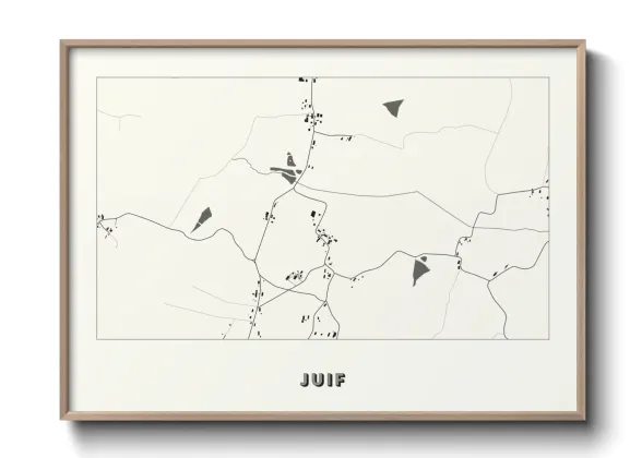 Une affiche de carte sur Juif