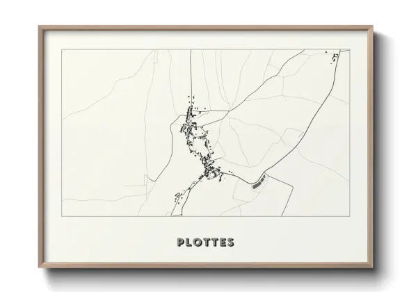 Une affiche de carte sur Plottes