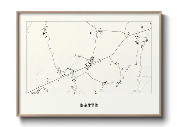 Une affiche de carte sur Ratte