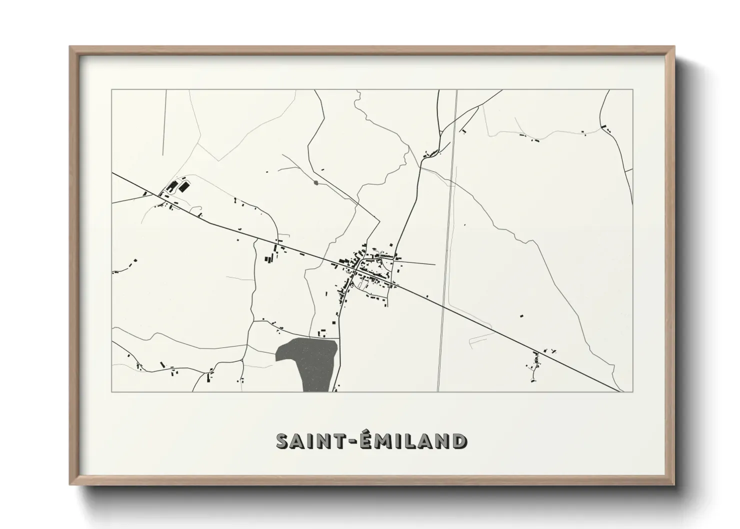 Un poster carteSaint-Émiland