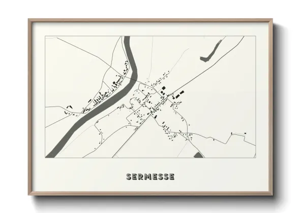 Une affiche de carte sur Sermesse