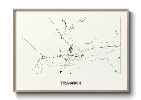Une affiche de carte sur Trambly