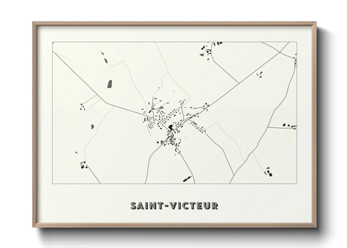 Un poster carteSaint-Victeur