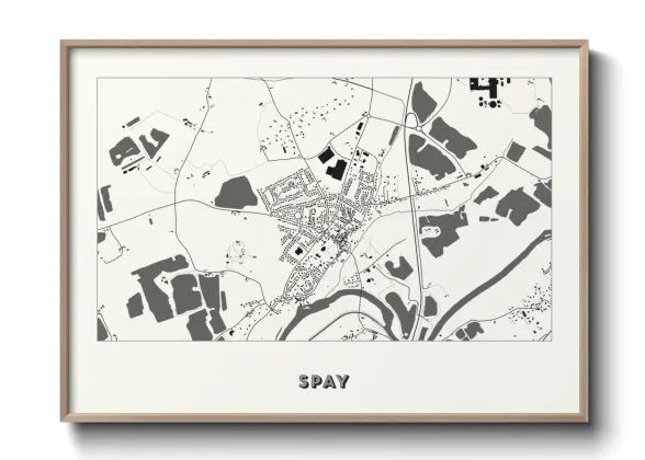 Une affiche de carte sur Spay