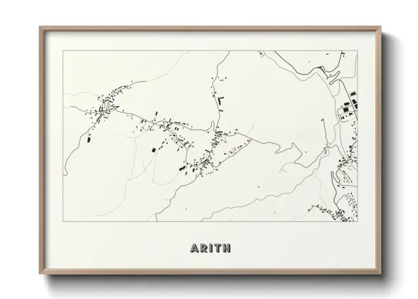 Une affiche de carte sur Arith