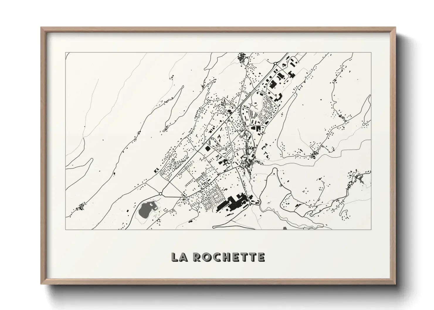 Un poster carteLa Rochette