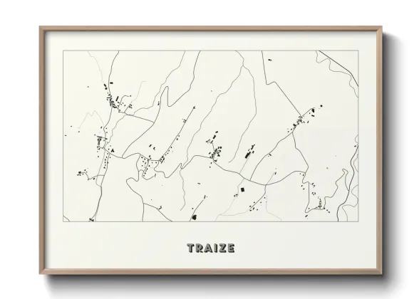 Une affiche de carte sur Traize