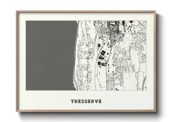 Une affiche de carte sur Tresserve