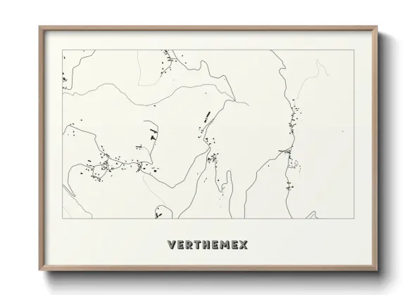 Une affiche de carte sur Verthemex
