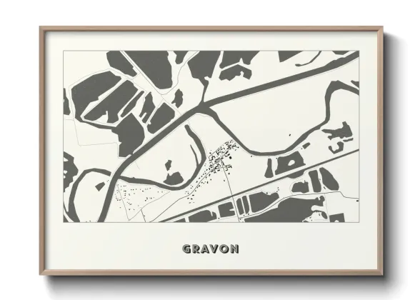 Une affiche de carte sur Gravon
