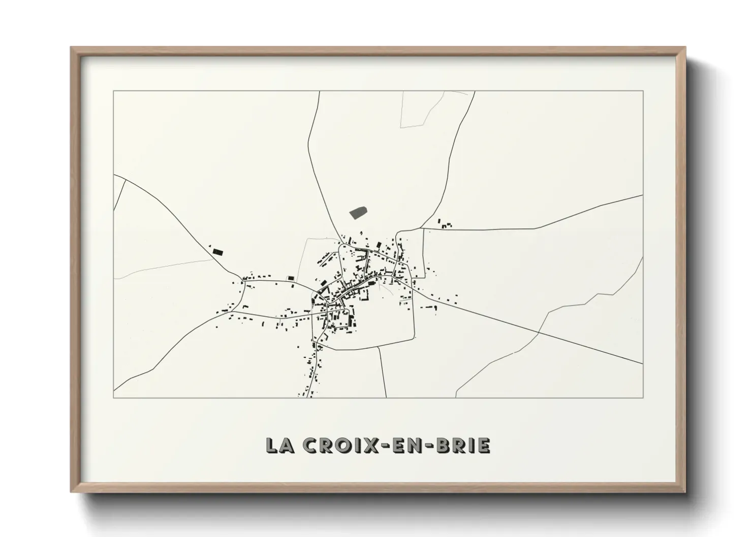 Un poster carteLa Croix-en-Brie