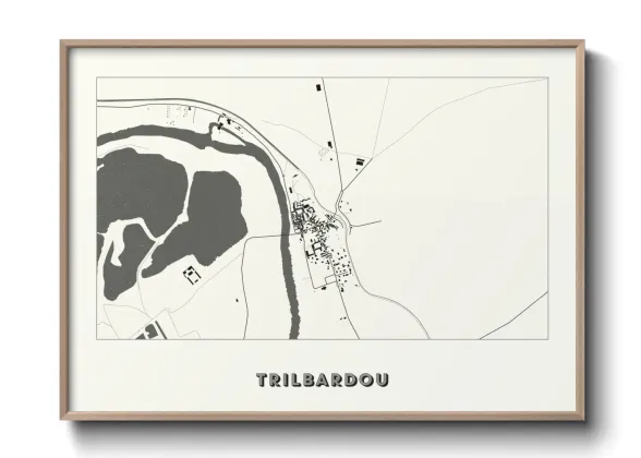Une affiche de carte sur Trilbardou