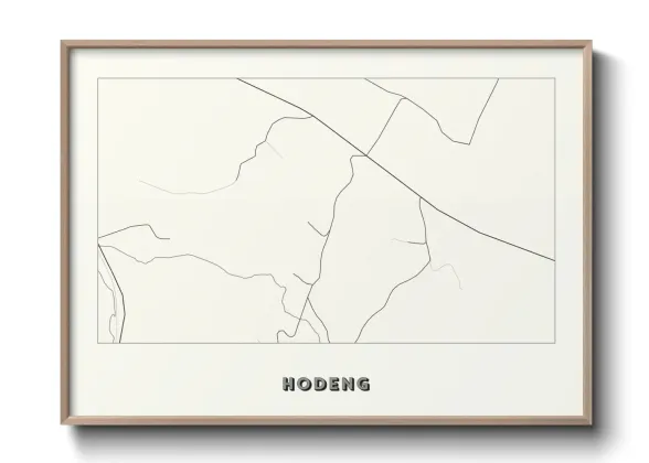 Une affiche de carte sur Hodeng