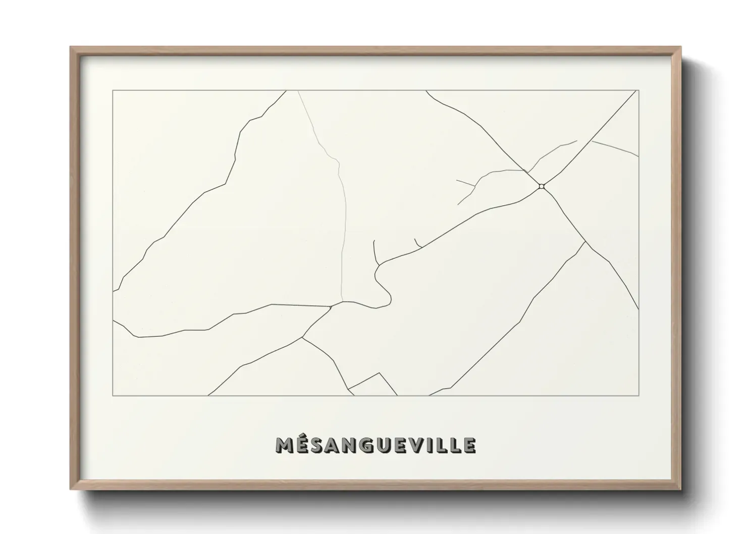 Un poster carteMésangueville