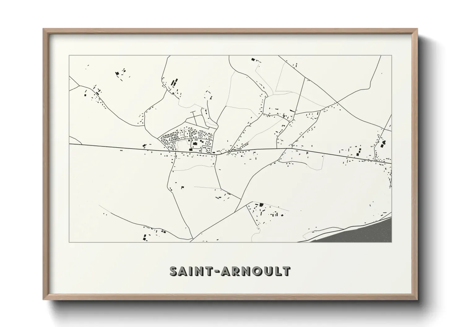 Un poster carteSaint-Arnoult