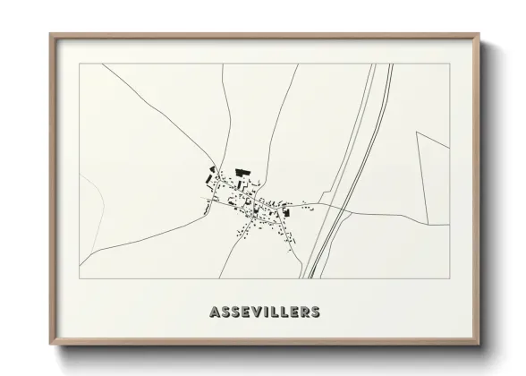 Une affiche de carte sur Assevillers