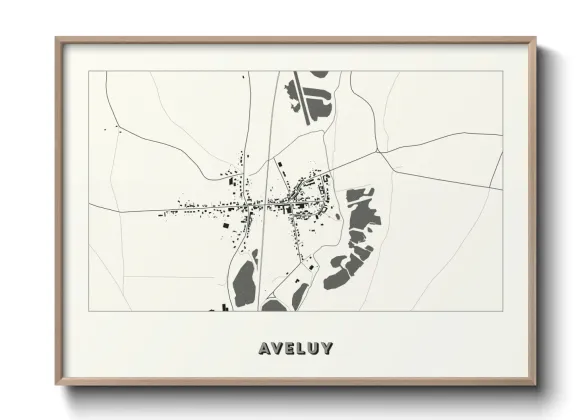 Une affiche de carte sur Aveluy