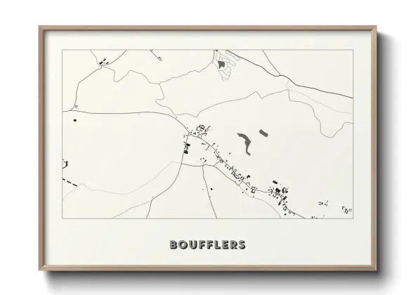 Une affiche de carte sur Boufflers
