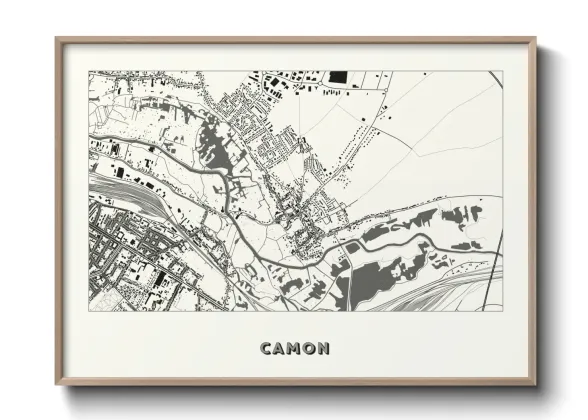 Une affiche de carte sur Camon