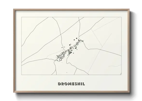 Une affiche de carte sur Dromesnil