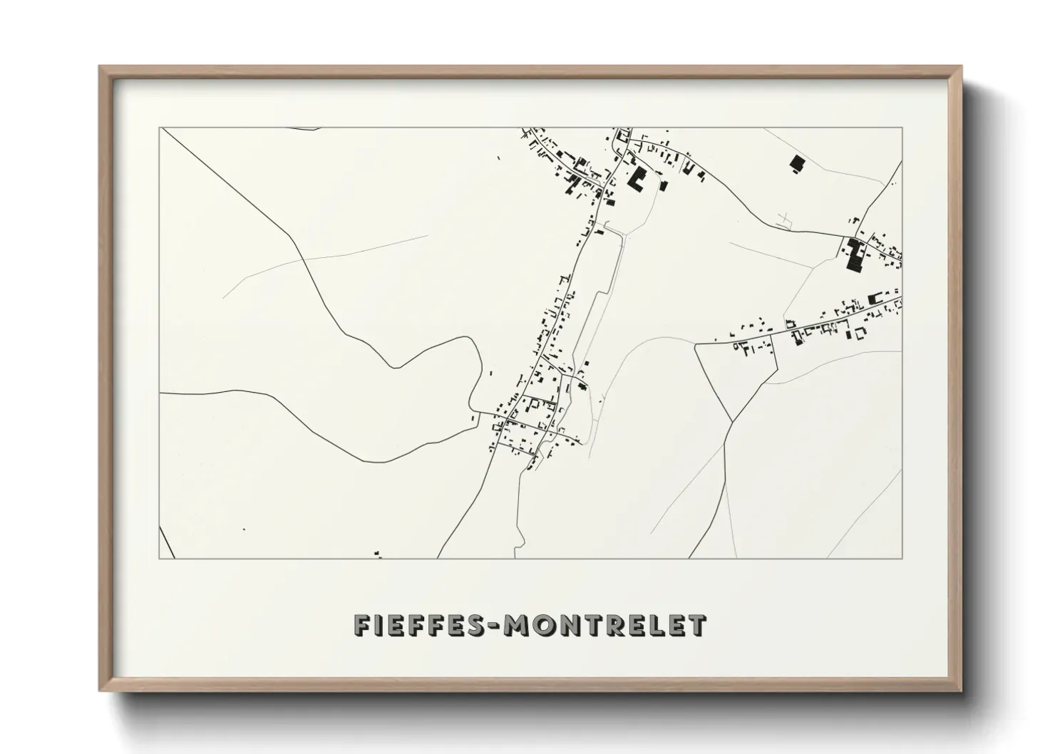 Un poster carteFieffes-Montrelet