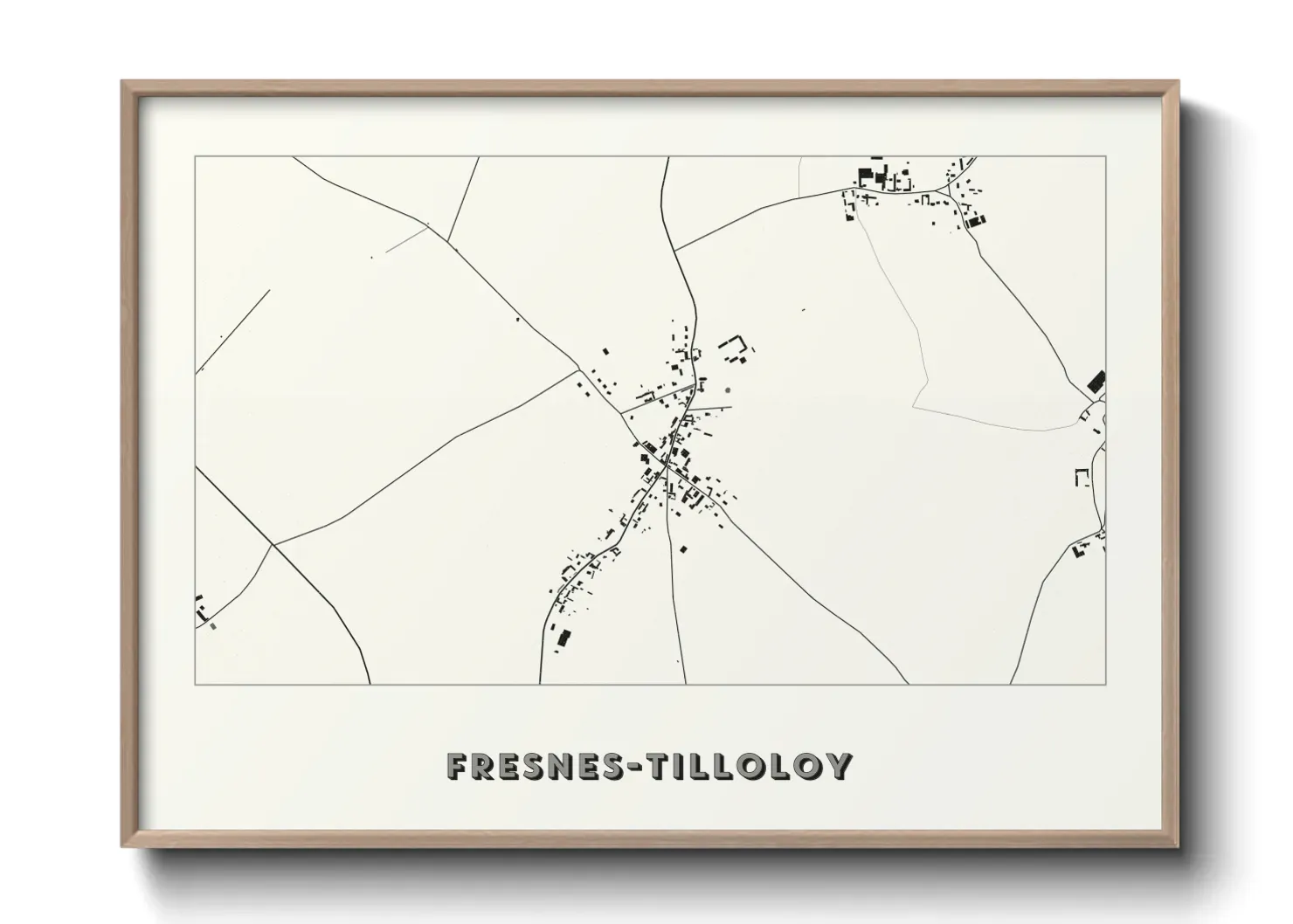 Un poster carteFresnes-Tilloloy