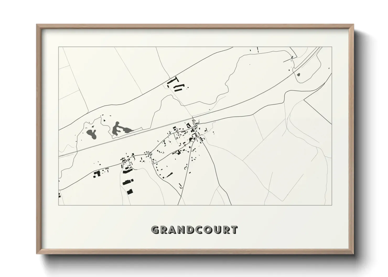 Un poster carteGrandcourt
