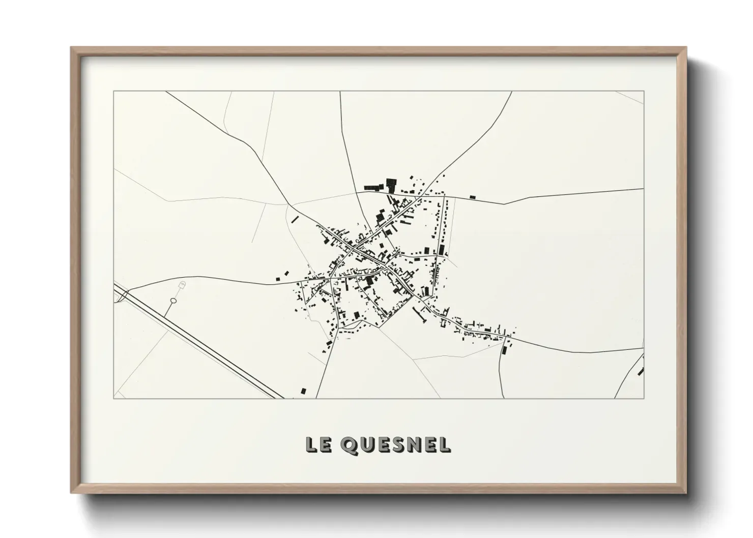 Un poster carteLe Quesnel