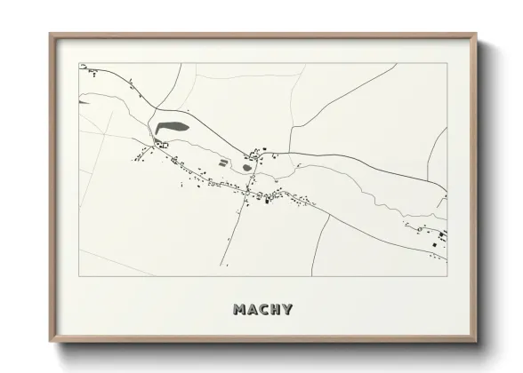 Une affiche de carte sur Machy