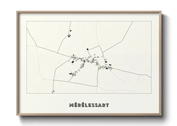 Une affiche de carte sur Mérélessart