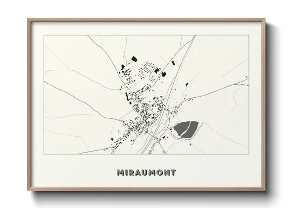 Une affiche de carte sur Miraumont