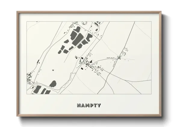 Une affiche de carte sur Nampty