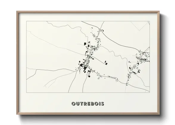 Une affiche de carte sur Outrebois