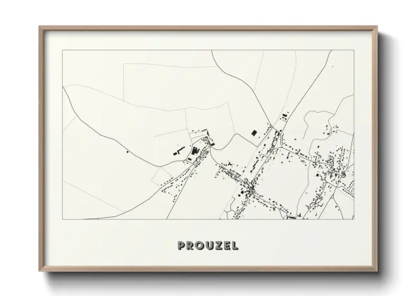 Une affiche de carte sur Prouzel
