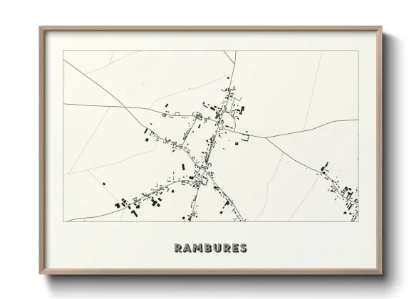 Une affiche de carte sur Rambures