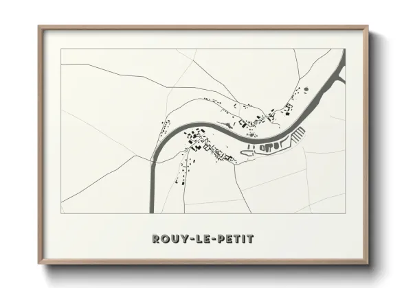 Une affiche de carte sur Rouy-le-Petit