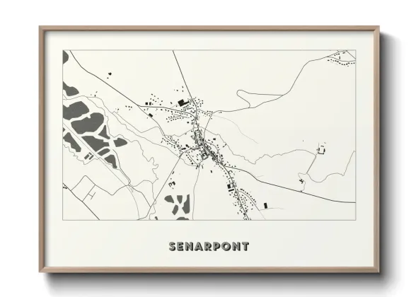 Une affiche de carte sur Senarpont
