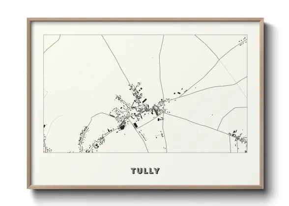 Une affiche de carte sur Tully