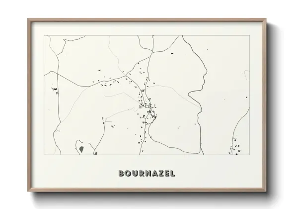 Une affiche de carte sur Bournazel