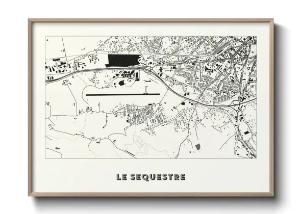 Une affiche de carte sur Le Sequestre