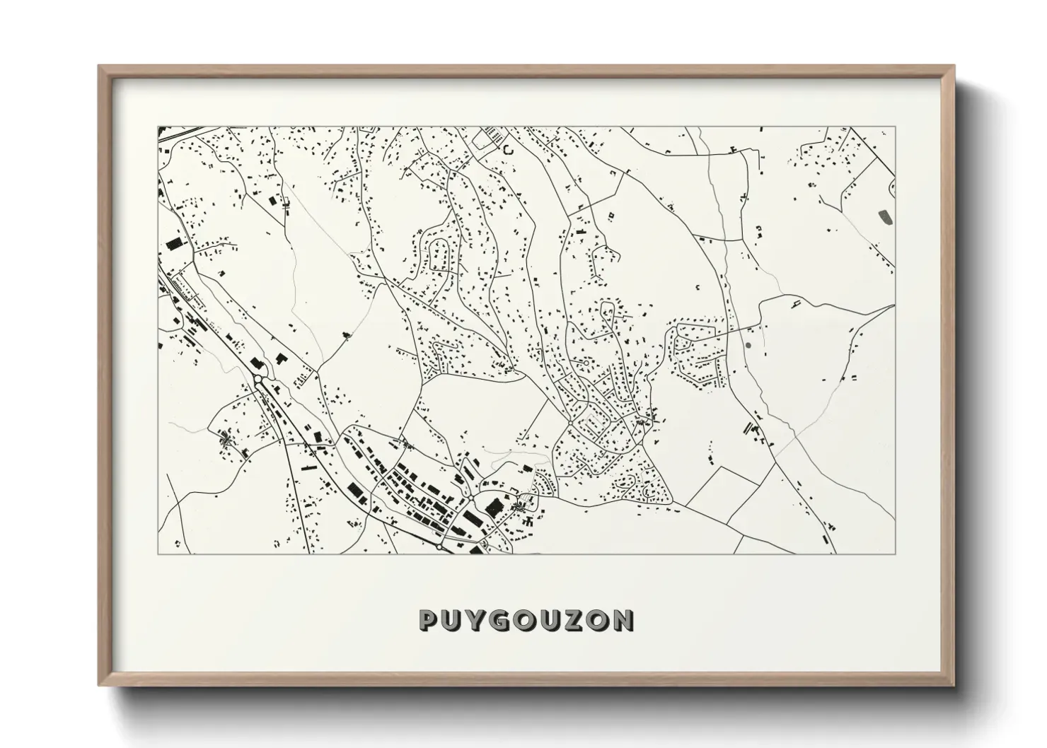 Un poster cartePuygouzon