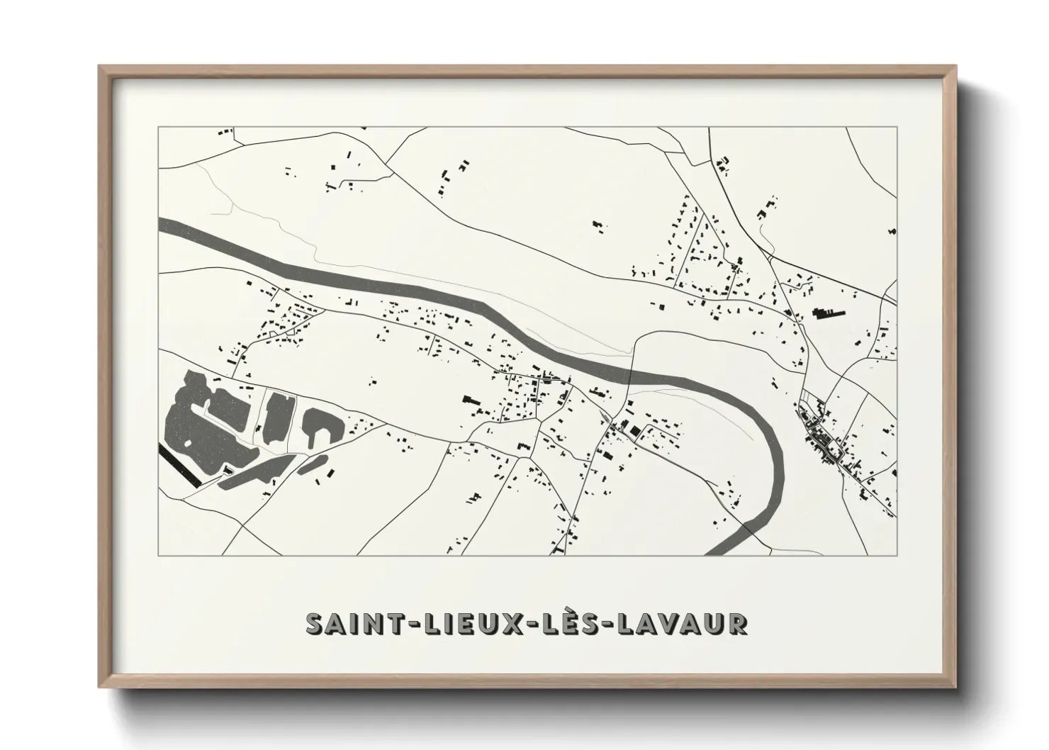 Un poster carteSaint-Lieux-lès-Lavaur